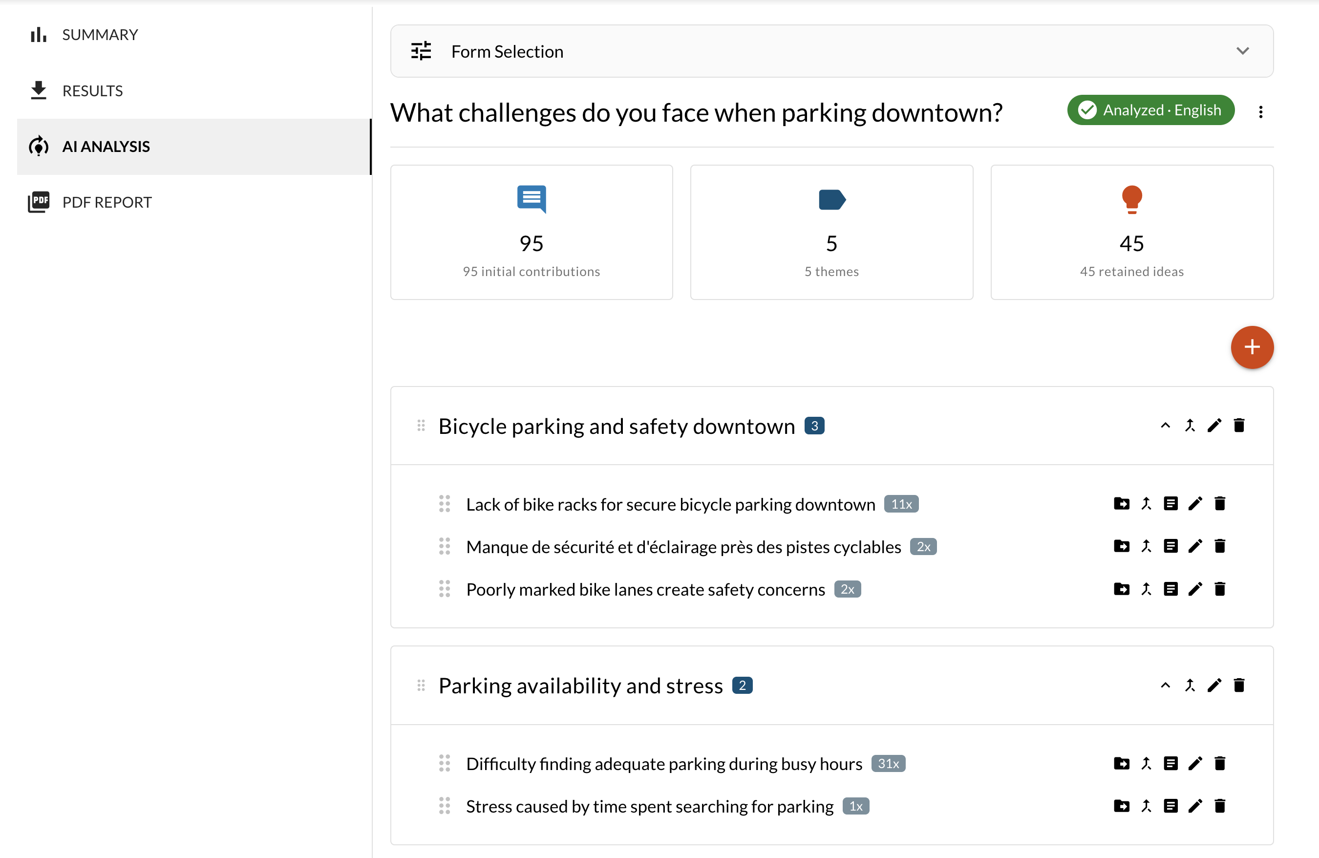 AI analysis tool