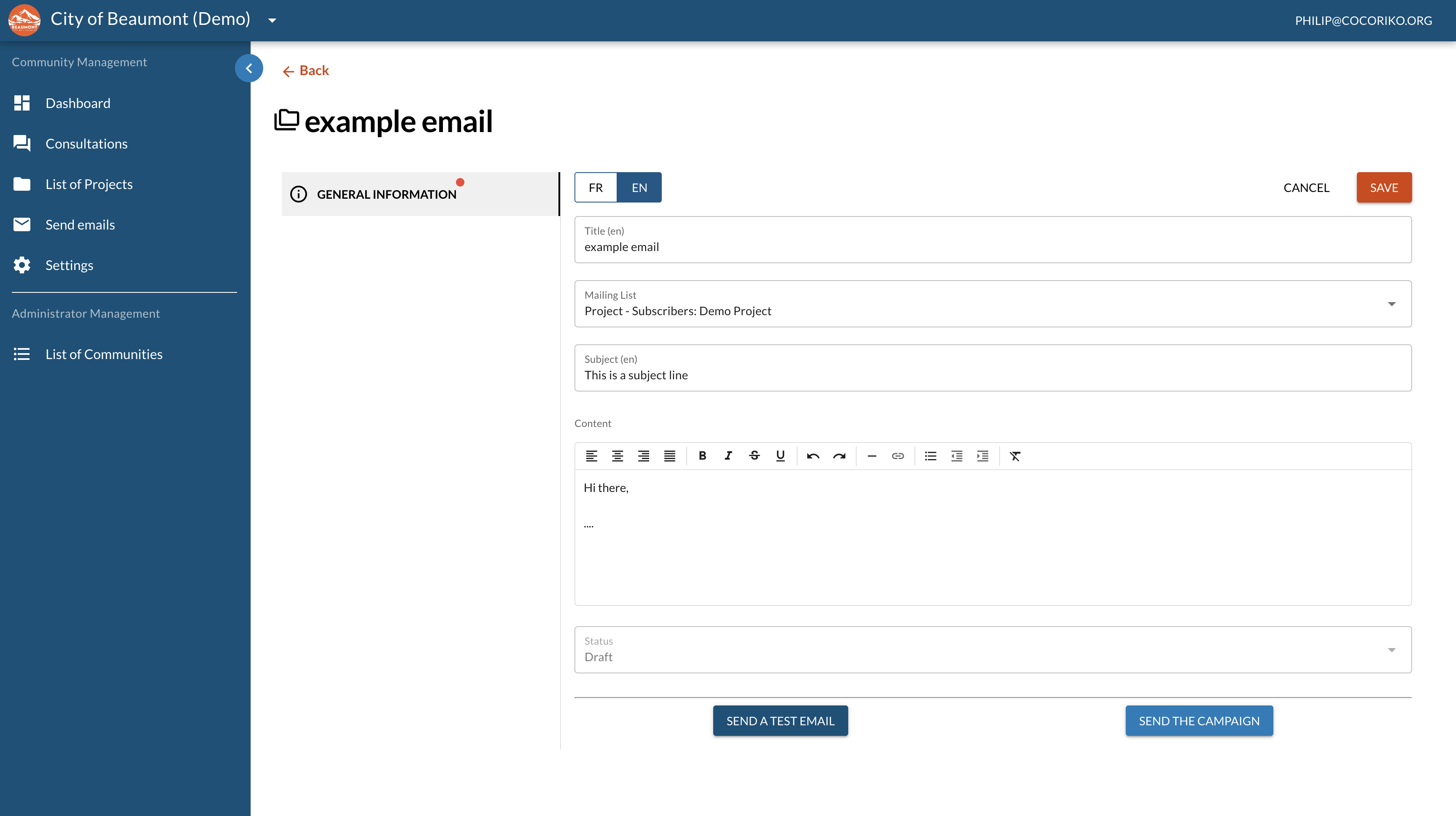 Email tool