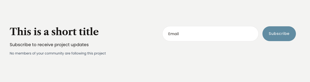 Subscription module