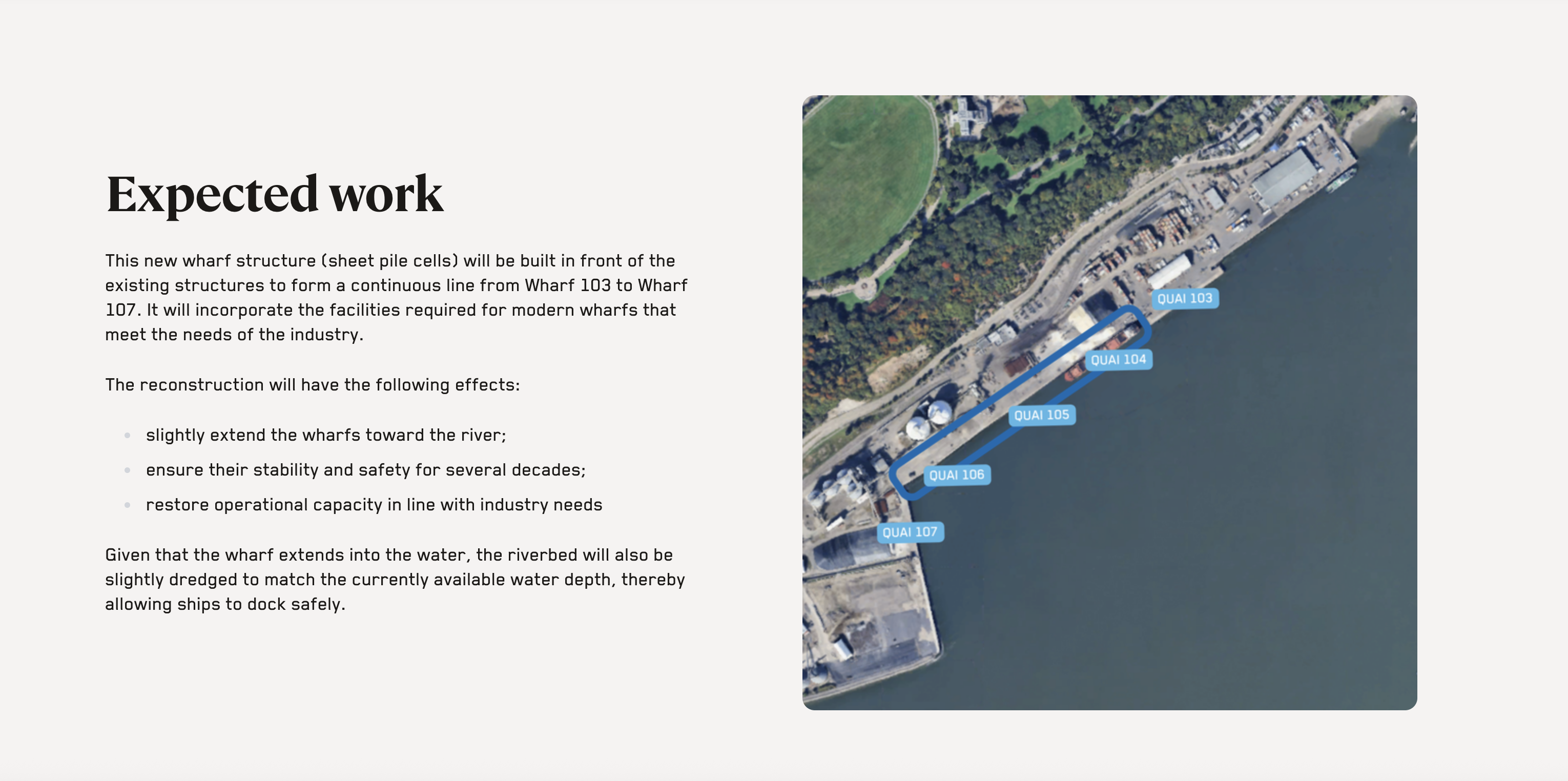 Text + image module